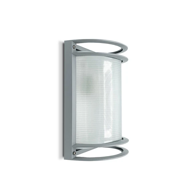 Tortuga de Media Caña para Exterior IP65 – Aluminio y Vidrio con Difusor