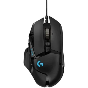 Mouse RGB USB GAMING LOGITECH G502 con Sensor HERO 16K Color Negro 910-005469