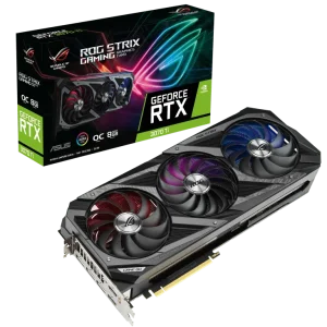 Tarjeta de Video ASUS ROG STRIX NVIDIA GEFORCE RTX3070Ti 8GB ROG-STRIX-RTX3070TI