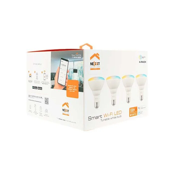 Bombilla LED Paquete de 4 Inteligente Wi-fi NHB-W210 4PK 110V para Interiores y Exteriores - Imagen 3