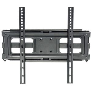 Soporte de Pared Para Pantalla 32″-55″ Manhattan 461344 Articulado/Soporta 40KG/Ajuste de Inclinacion Giro y Nivel/Color Negro