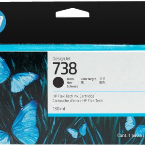 Tinta HP 738 Color Negro/130ML/498N4A