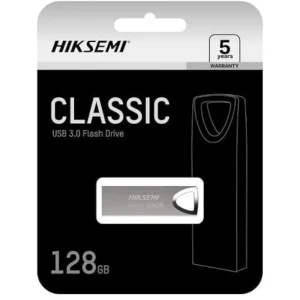 Memoria USB 3.0 128GB HIKSEMI HS-USB-M200 128G U3, color plata metalica