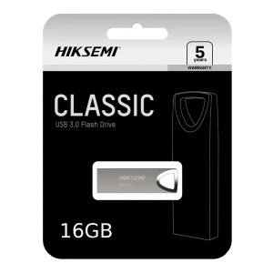 Memoria USB 2.0 16GB HIKSEMI HS-USB-M200 16GB, color plata metalica