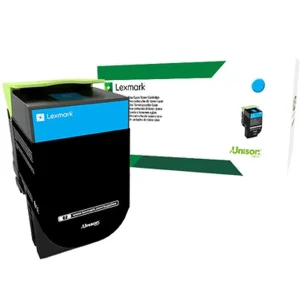 CARTUCHO DE TONER ORIGINAL LEXMARK 78C4UC0 CYAN DE ULTRA ALTO RENDIMIENTO HASTA 7,000 PAGINAS con Cobertura de 5%