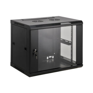 Gabinete Mural De 19″ Intellinet 711739 6U / Ensamblado / 450 mm / 60 Kg / Color Negro