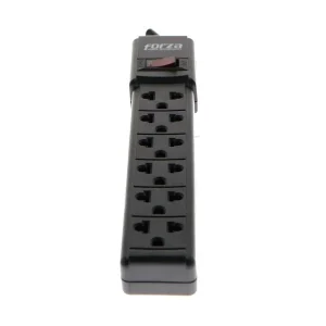 Regleta Forza 6 Salidas con regulador de picos 110V US PS-001B