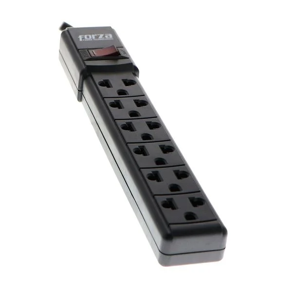 Regleta Forza 6 Salidas con regulador de picos 110V US PS-001B - Imagen 2