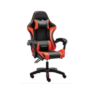 Silla Gaming N-GAMER ESSENTIAL NT-SGMESSRJ de Alta Comodidad, color Negro-rojo, con Reposabrazos Extra largos