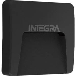Aplique Pared 3W IP65 NEGRO Cálido Macroled AECN-3W