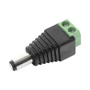 Adaptador tipo Jack de 3.5 mm macho polarizado de 12 Vcd