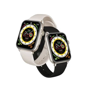 Smartwatch ARGOM SKEIWATCH S55 ARG-WT-6055BG A00632 Color Negro/Beige Diseño Circular, Pantalla 1,96″