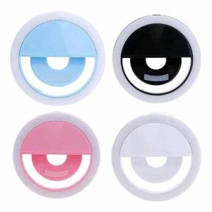 Aro de Luz Led Selfie para Teléfonos | Intensidad Regulable – batería recargable!