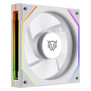 Ventilador Balam Rush BR-942379 Eolox Link EXL95R/120MM/Iluminacion RGB/600-1800RPM/PWM 4 PIN/Aspas Inversas/Color Blanco