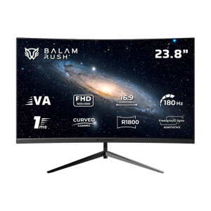Monitor 23.8″ Balam Rush BR-943031 Andromeda MAG24Y / Full HD / Panel VA / HDMI / DP / Vesa 100mm / Color Negro