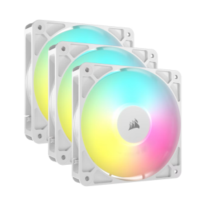 Ventilador Corsair RS120 / 3x120mm / ARGB / 2100RPM / Blanco / CO-9050185-WW