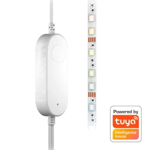 Controlador Led Remoto Tira Rgb 24teclas Wifi Tuya Macroled