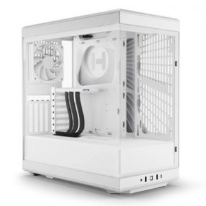 Gabinete Hyte Y40/Midi-Tower/Con Ventana/Sin Fuente/USB 3.0/2 Ventiladores 120MM/Blanco/ATX/CS-HYTE-Y40-WW