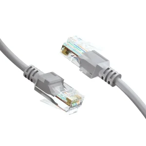 Cable de Red Patch Cord Cat6 15Mts CCA RJ-45 100 Ohm Gris