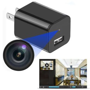 Cargador USB con Cámara Espía Oculta – Sensor Movimiento – Sonido – Micrófono