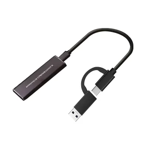 Cofre SSD Kingspec COF221, M.2 NVMe 10Gbps / SATA 6Gbps USB-C OTG