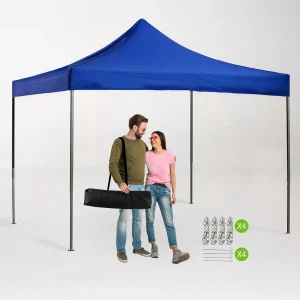 Gazebo 3×3 Metros Autoarmable Plegable De Exterior rojo