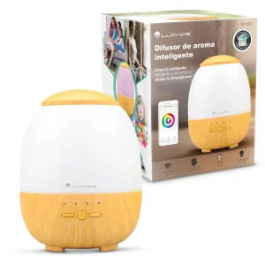 Difusor de Aromas Inteligente WiFi Madera Natural (LC-1317)