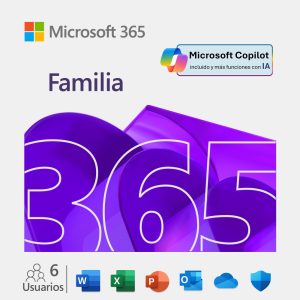 ESD Microsoft 365 Familia 6 Usuarios Multilenguaje 1 Año/EP2-32295