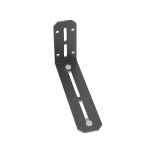 Soporte En “L” de Montaje a Pared Panduit FR6LB/O Parte Frontal o Posterior de Gabinetes/Para Canaletas Fiberrunner 4X4 o 6X4/Color Negro