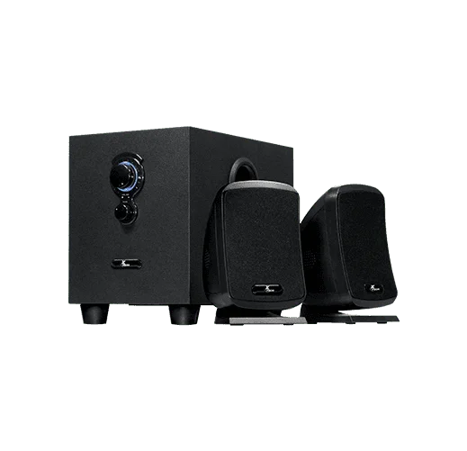 Bocinas X-TECH XTS-420 2.1 con Subwoofer 10 Watts RMS Plug 3.5mm