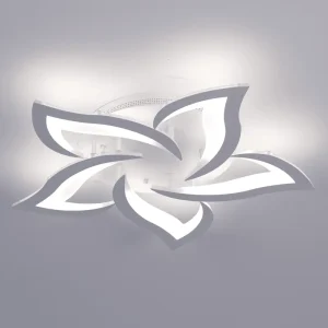 PLAFON LED  FLOR DE 5 PETALOS 40 W