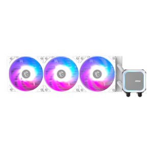 Enfriamiento Liquido MSI MAG CORELIQUID A13 360 WHITE / 3x120mm / 2000RPM / ARGB / Blanco
