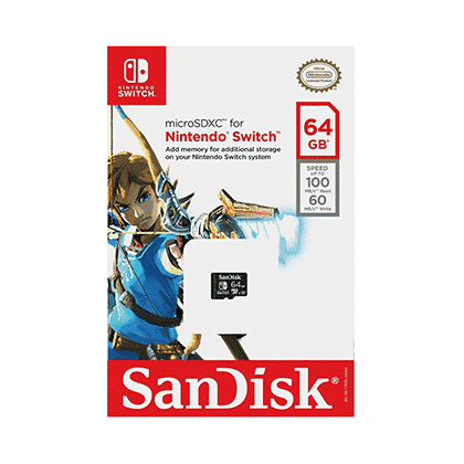Tarjeta SanDisk 64GB Micro SD XC Memoria Flash MicroSDXC Nintendo Switch - Imagen 2