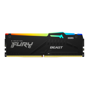 Memoria RAM Kingston Fury Beast RGB DDR5, 32GB 5600MT/s, DIMM, Intel XMP 3