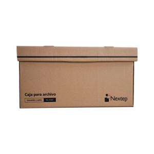 Paquete C/12 Cajas de Archivo Carton Nextep NE-058C 48X 30.5X 24.2CM