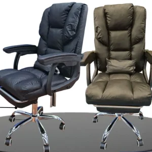Silla Ejecutiva 114-129  Reposabrazos, reposapies, Material cuerina