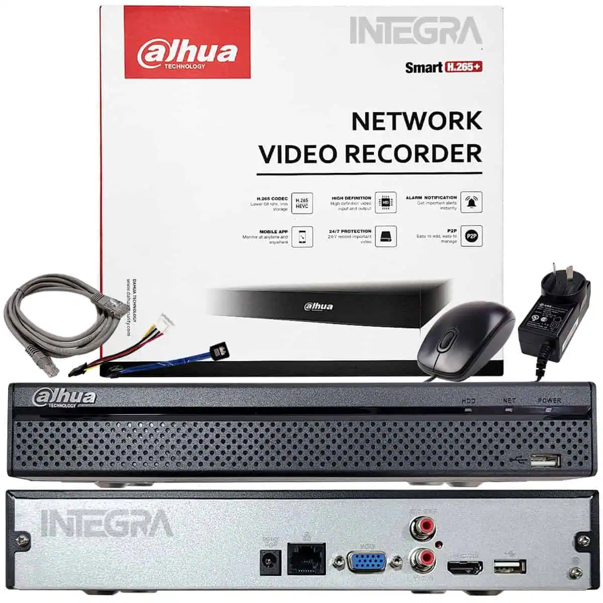 Nvr 8 Canales Lite H.265 Dahua DHI-NVR1108HS-S3/H