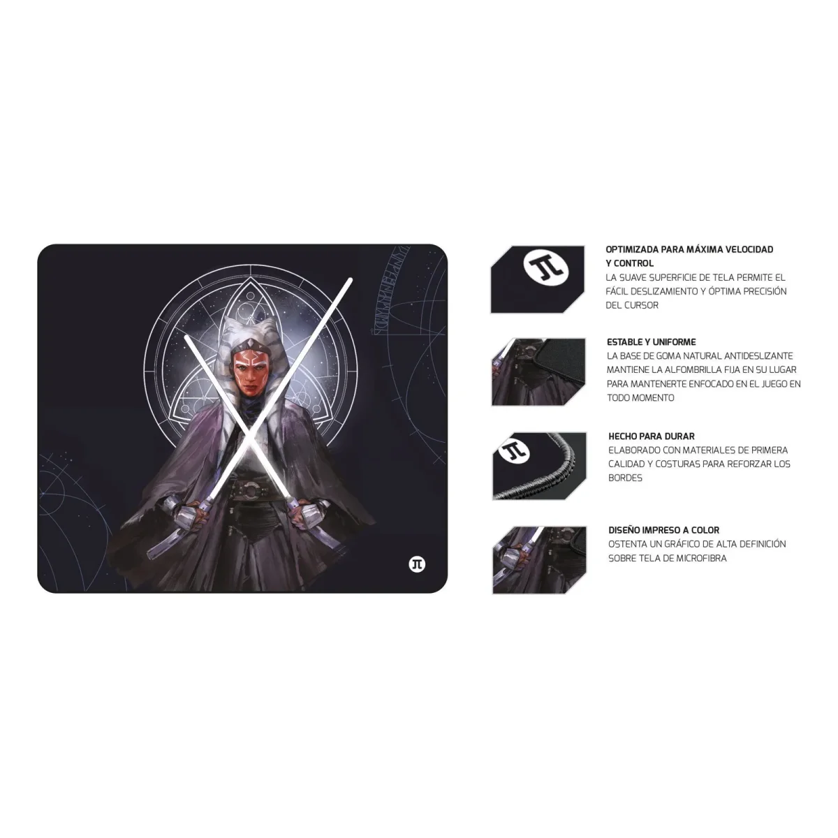 Mouse Pad GAMING EDICIÓN LIMITADA AHSOKA TANO PRIMUS ARENA PMP-S14AT-M - Imagen 4