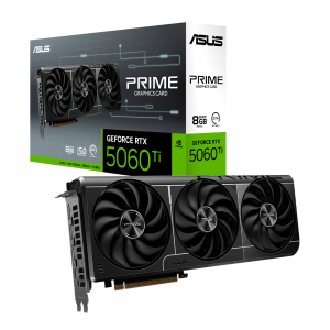 Tarjeta de Video ASUS PRIME-RTX5060TI-8G GeForce RTX 5060 TI/8GB GDDR7/PCI-E 5.0/HDMI/DP/Triple Fan