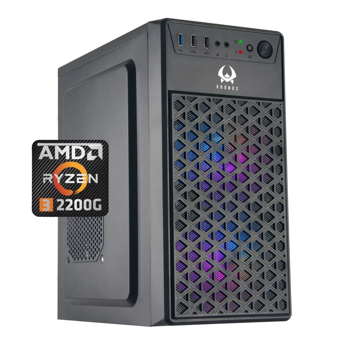 PC Gamer Spartan Pro: Ryzen 3 3200G Vega 8, SSD Sata, RAM 16GB, WiFi