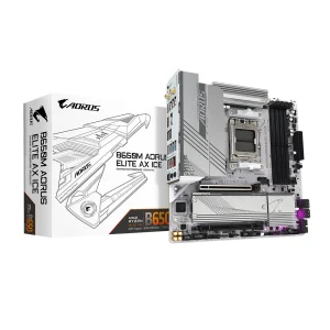 Placa Madre Aorus B650M A Elite AX ICE, AMD B650 AM5, DDR5, AXT