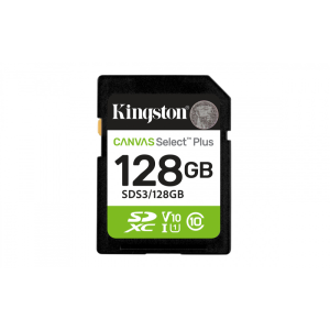 Memoria SDXC 128GB Kingston SDS3/128GB Canvas Select Plus / UHS-I Clase 10