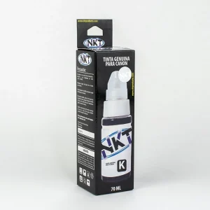 Tinta NKT 70ml negro para impresoras canon serie g con sistema continuo original
