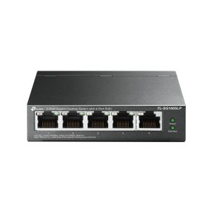 Switch Gigabit TP-Link TL-SG1005LP de 5 Puertos 10/100/1000MBPS/4 Puertos POE+ 802.3AF/AT/No Administrable/Metalico