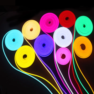 Tira de Luz Led Neon de 5 Metros, súper flexible, con Transformador 12v