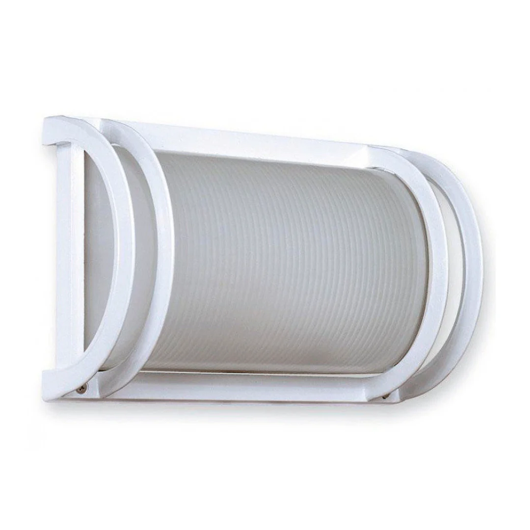 Tortuga de Media Caña para Exterior IP65 – Aluminio y Vidrio con Difusor - Imagen 2