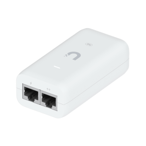 Adaptador POE Ubiquiti Networks 48VDC/65A/Gigabit LAN/Protecciones de Sobretension/U-POE+