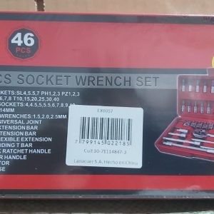 kit 46 piezas herramientas tubos