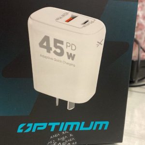 cargador xaea tipo c y usb hembra 45w OPTIMUM
