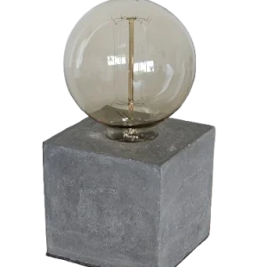 Lámpara de Cemento Artesanal con Dimmer | Industria Uruguaya